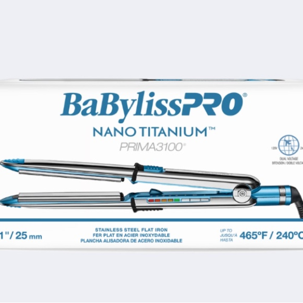 NWOB BaBylissPRO Prima3000 Hair Straightener
